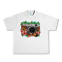 Lunar Rock floral lotus leaf film roll vintage camera Urban Heavy Tee - FaDigitalArtStudio