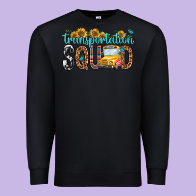 Transportation Squad Premium Sweatshirt Designed By Nancycooperartshop