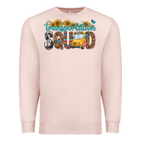 Pale Pink transportation squad Premium Sweatshirt - NancyCooperArtShop