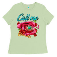 Matcha call me roses and pink telephone Ladies Tee - AdoDesignShop