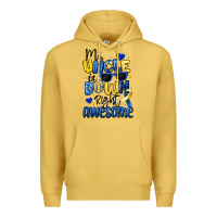 Antique Gold my uncle is down right awesome Premium Hoodie - Artiststas