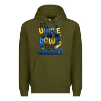 Army Green my uncle is down right awesome Premium Hoodie - Artiststas