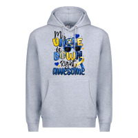 Heather Grey my uncle is down right awesome Premium Hoodie - Artiststas