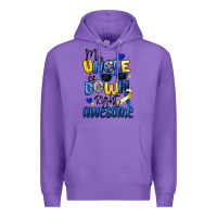 Purple my uncle is down right awesome Premium Hoodie - Artiststas