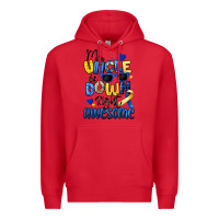 Red my uncle is down right awesome Premium Hoodie - Artiststas