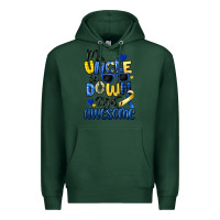 Sports Green my uncle is down right awesome Premium Hoodie - Artiststas