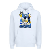White my uncle is down right awesome Premium Hoodie - Artiststas