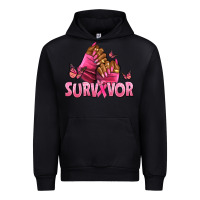 Black Breast Cancer survivor afro nails Urban Hoodie - NancyCooperArtShop