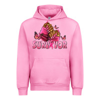 Fuchsia Pink Breast Cancer survivor afro nails Urban Hoodie - NancyCooperArtShop
