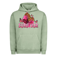 Pigment Oil Green Breast Cancer survivor afro nails Urban Hoodie - NancyCooperArtShop
