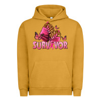 Pigment Peanut Butter Breast Cancer survivor afro nails Urban Hoodie - NancyCooperArtShop