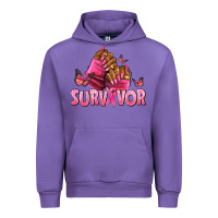 Tulip Breast Cancer survivor afro nails Urban Hoodie - NancyCooperArtShop