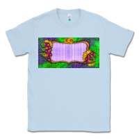 Dusty Blue custom halloween lightning bolt license plate Classic Tee - BundleAndBundleShop