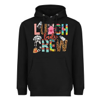 Black lunch lady crew Heavyweight Hoodie - NancyCooperArtShop