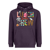 Plum lunch lady crew Heavyweight Hoodie - NancyCooperArtShop