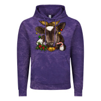Cloud Purple christmas baby cow Vintage Hoodie - RanaPortraitStore