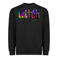 Black witch please Heavyweight Sweatshirt - CowhideDigitalArt