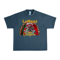 Midnight Navy la mama mas chingona Urban Heavy Tee - RacoonDesign
