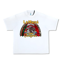 White la mama mas chingona Urban Heavy Tee - RacoonDesign