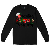 Black santa's favorite secretary Long Sleeve Tee - AdoDesignShop