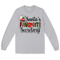 Moon Dust santa's favorite secretary Long Sleeve Tee - AdoDesignShop