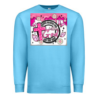 Ocean Blue doing my best and letting god Premium Sweatshirt - MaliasSmallBusiness