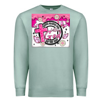 Seafoam doing my best and letting god Premium Sweatshirt - MaliasSmallBusiness