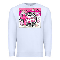 White doing my best and letting god Premium Sweatshirt - MaliasSmallBusiness