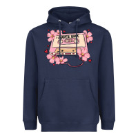 Navy lover babe valentines day Heavyweight Hoodie - MaliasSmallBusiness