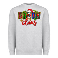 Heather Grey Christmas brody claus Heavyweight Sweatshirt - FaDigitalArtStudio