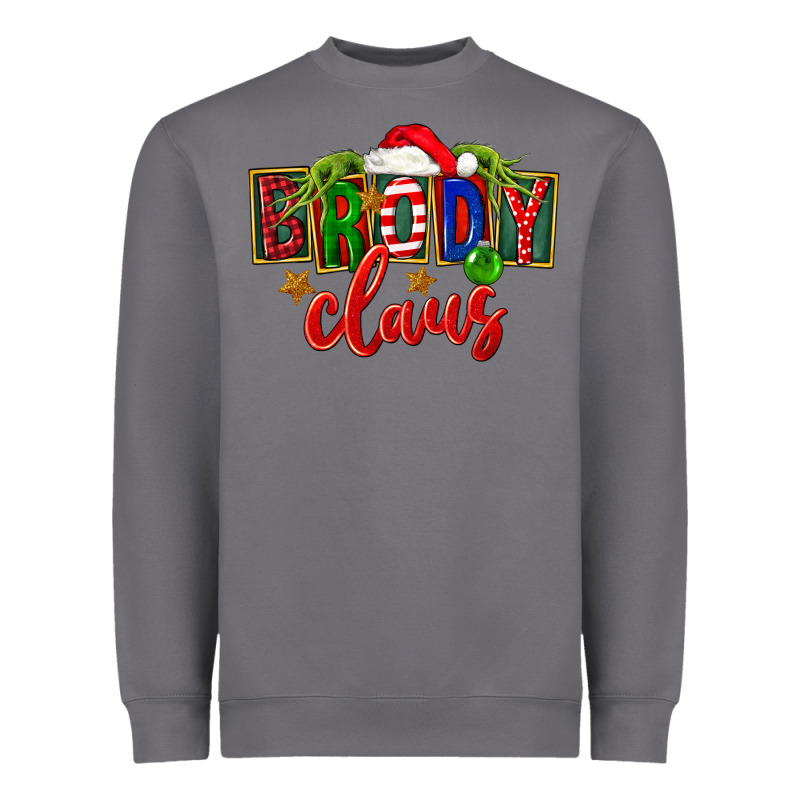 Christmas Brody Claus Heavyweight Sweatshirt by FaDigitalArtStudio | Teevron