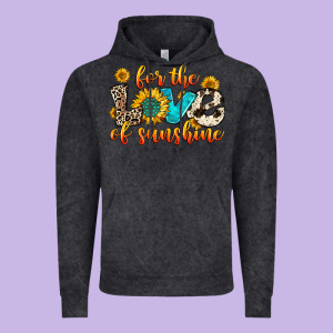 For The Love Of Sunshine Vintage Hoodie Designed By Zillion Design Studio