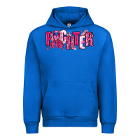 Cobalt Fighter Breast Cancer Urban Hoodie - NancyCooperArtShop