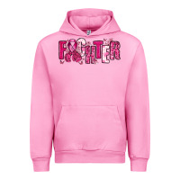 Fuchsia Pink Fighter Breast Cancer Urban Hoodie - NancyCooperArtShop