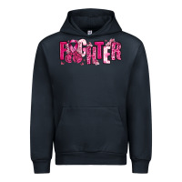 Navy Fighter Breast Cancer Urban Hoodie - NancyCooperArtShop