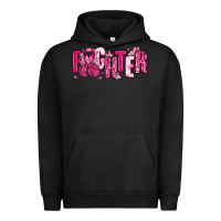 Pigment Black Fighter Breast Cancer Urban Hoodie - NancyCooperArtShop
