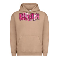 Pigment Burro Fighter Breast Cancer Urban Hoodie - NancyCooperArtShop