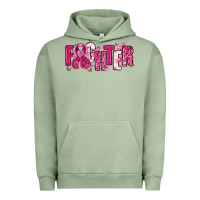 Pigment Oil Green Fighter Breast Cancer Urban Hoodie - NancyCooperArtShop