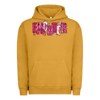 Pigment Peanut Butter Fighter Breast Cancer Urban Hoodie - NancyCooperArtShop