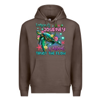 Coffee everyone's journey is different trust the flow Premium Hoodie - Artiststas