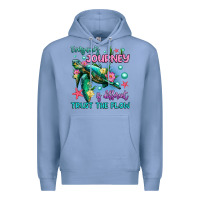 Colony Blue everyone's journey is different trust the flow Premium Hoodie - Artiststas