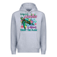 Heather Grey everyone's journey is different trust the flow Premium Hoodie - Artiststas