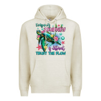 Oatmeal Heather everyone's journey is different trust the flow Premium Hoodie - Artiststas