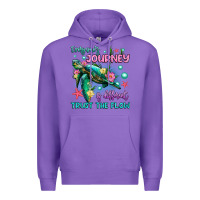 Purple everyone's journey is different trust the flow Premium Hoodie - Artiststas