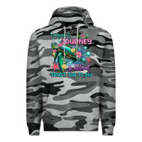 Slate Camo everyone's journey is different trust the flow Premium Hoodie - Artiststas