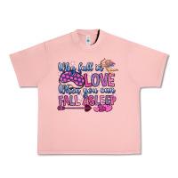 Salmon why fall in love when you can fall asleep Urban Heavy Tee - OliviaCreatesArt