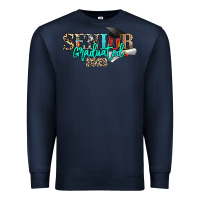 Navy senior graduated 2023 Premium Sweatshirt - NancyCooperArtShop