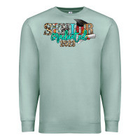 Seafoam senior graduated 2023 Premium Sweatshirt - NancyCooperArtShop