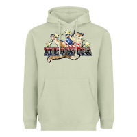 Matcha meowica cat Heavyweight Hoodie - NancyCooperArtShop