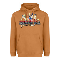 Meerkat meowica cat Heavyweight Hoodie - NancyCooperArtShop